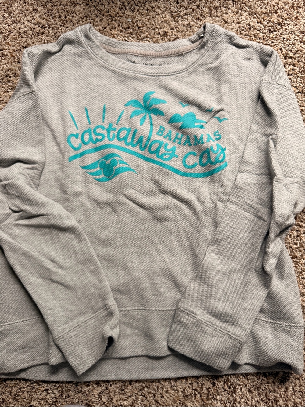 Disney Grey Crewneck Sweatshirt